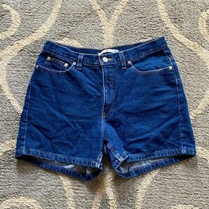 Tommy Hilfiger high waist dark wash denim shorts Size 12